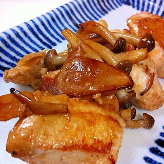 鶏むね肉の生姜焼き ポリ袋活用